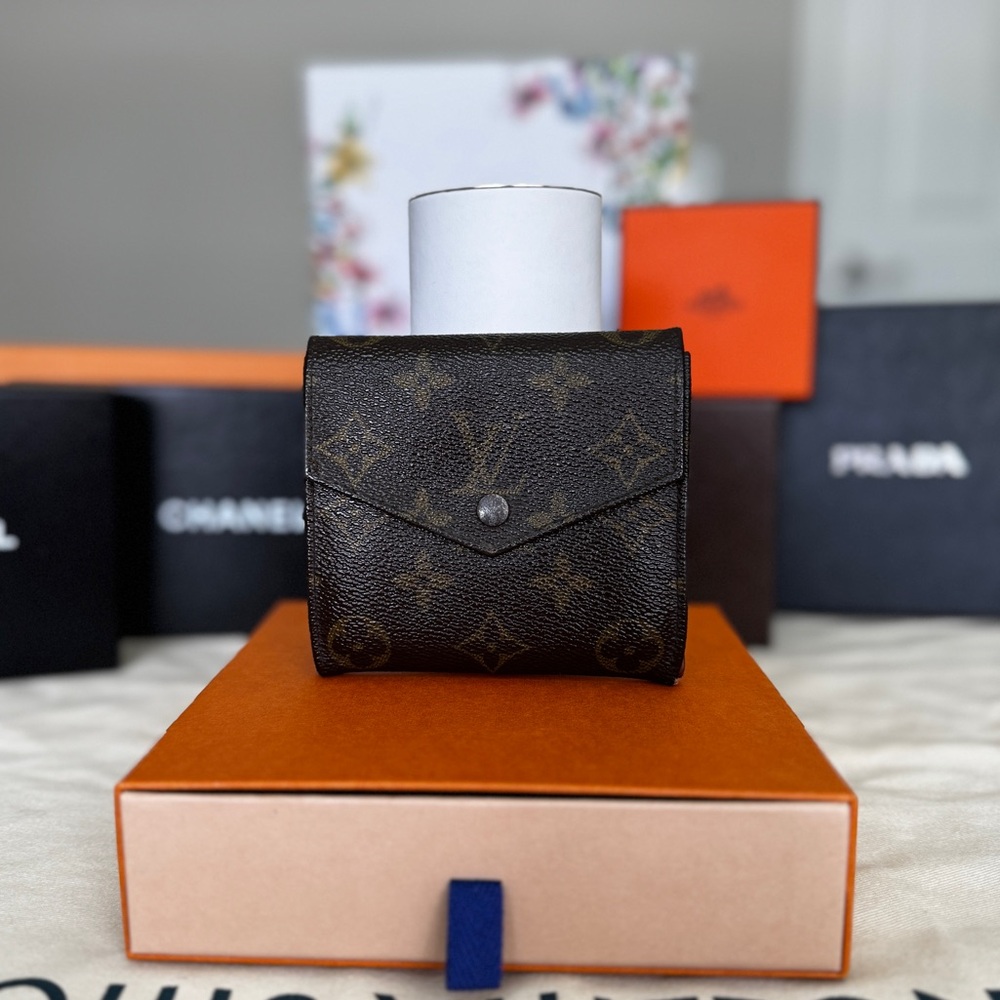 Louis Vuitton Brown Monogram Compact Wallet